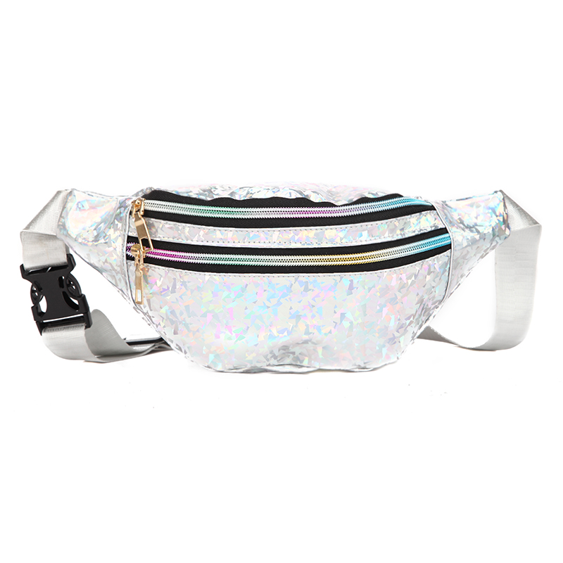 Women'S Bum Bags - Sac banane holographique pour femme, sac