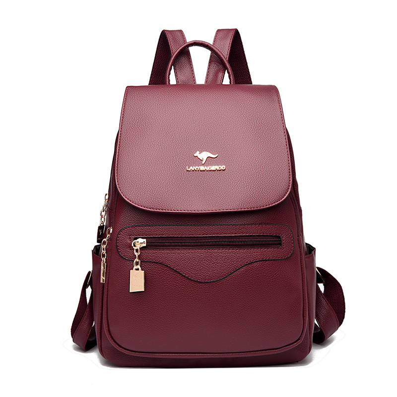 Women Bags Medium Size - Sac à dos en cuir de