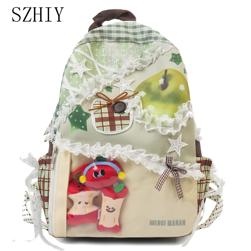 Women Bags Medium Size - Sac à dos coloré pour étudiantes