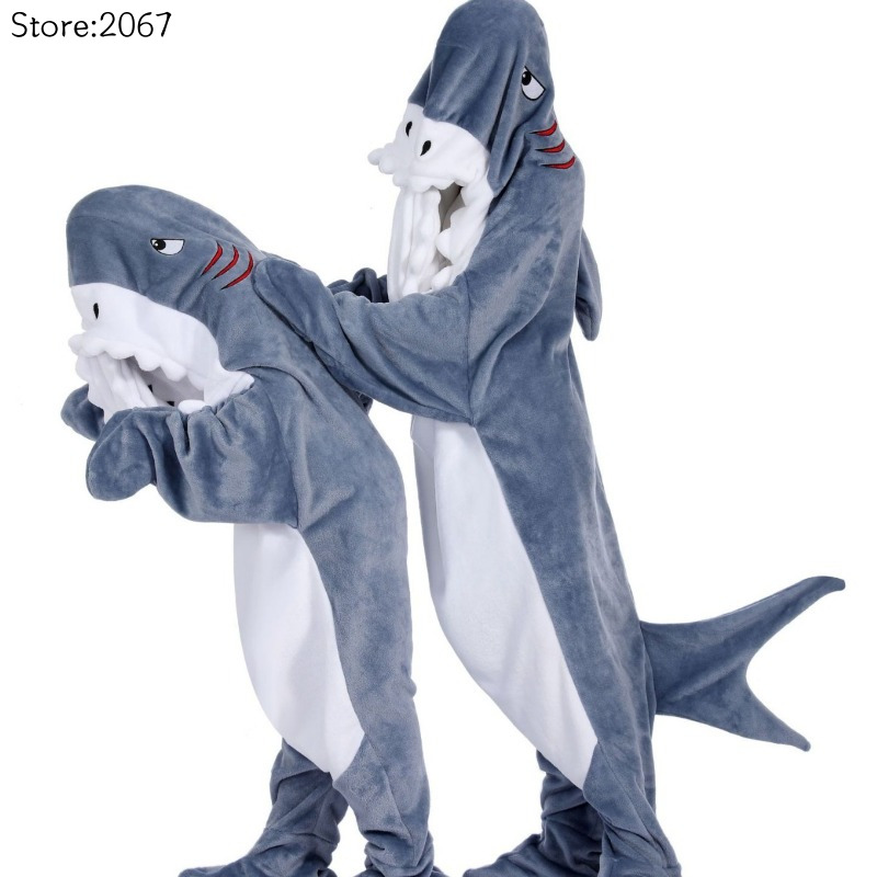 Women Bags Ru - Pyjama doux en peluche requin dessin