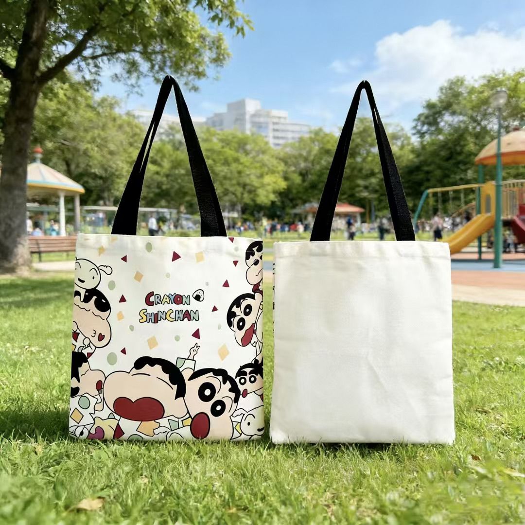 Women Bags Medium Size - Nouveau Sac Fourre-tout en Toile Crayon