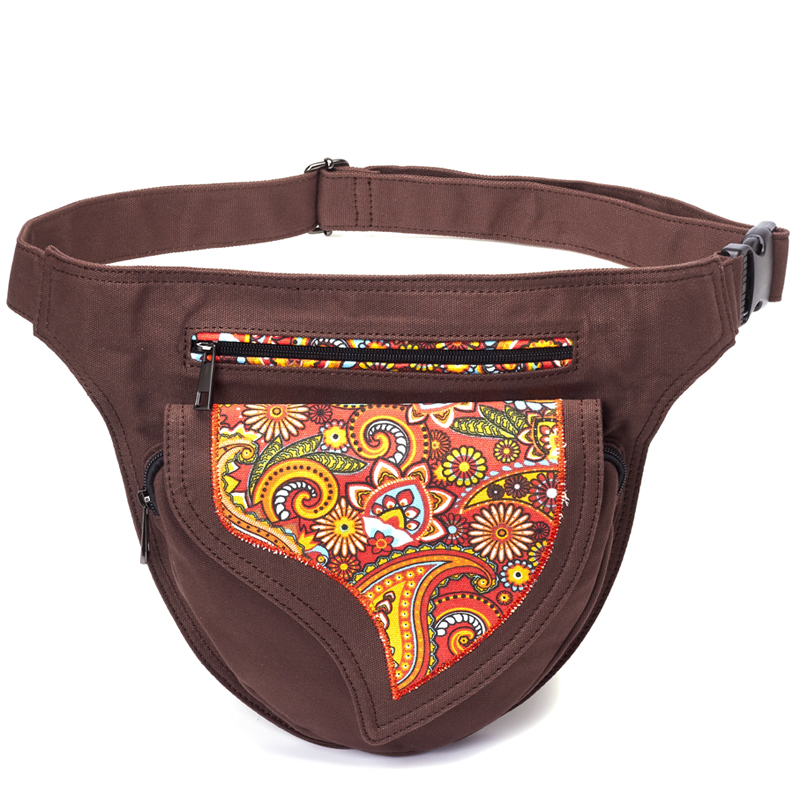 Annmouler-Sac banane en toile  - Women'S Bum Bags avis et prix