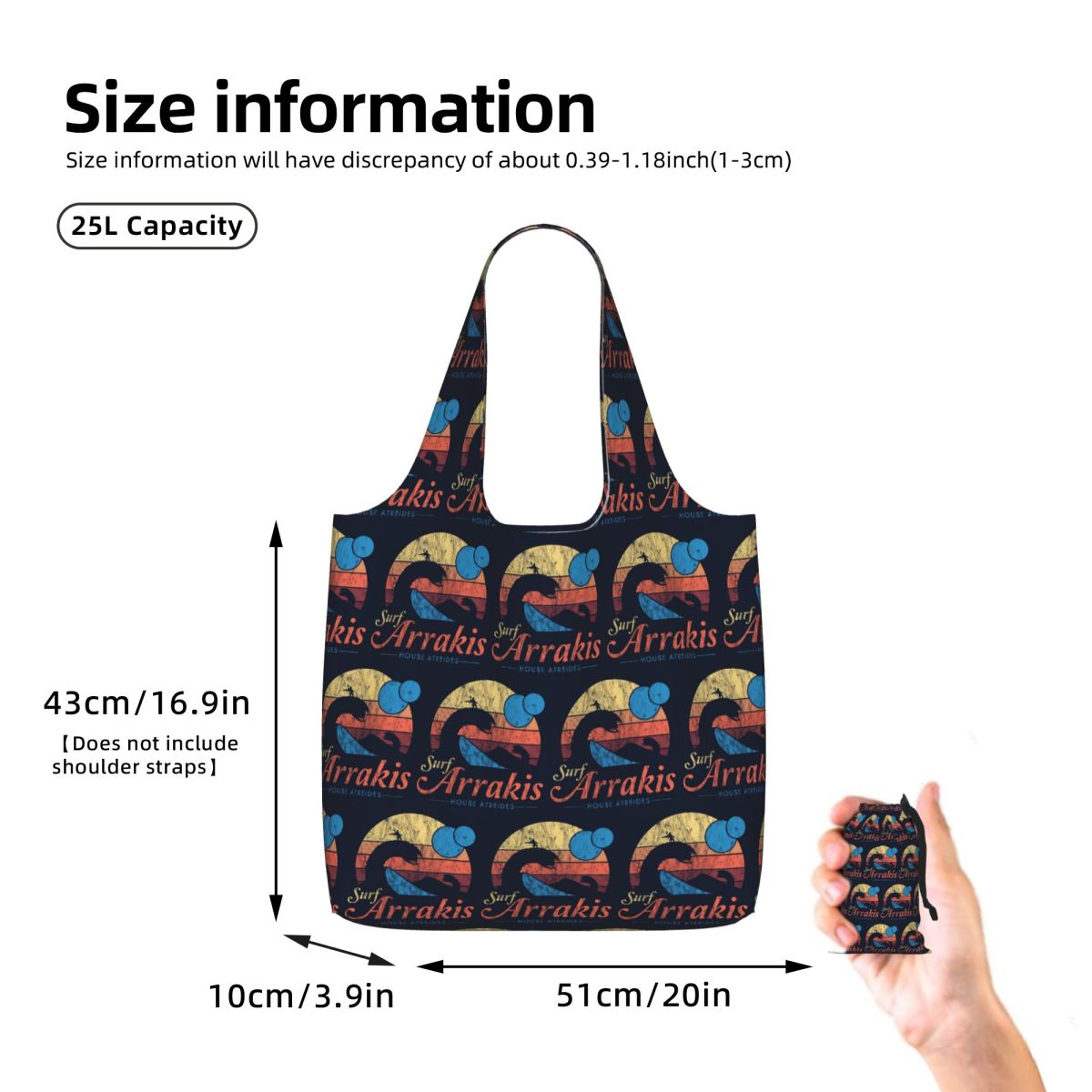 Sac fourre-tout en toile grand - Women Bags Dune avis et prix