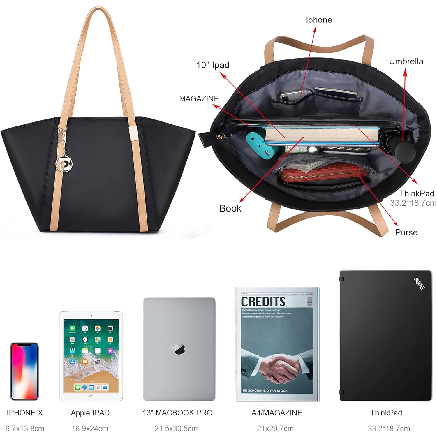 Sac fourre-tout de grande capa - Women'S Best Bags For Work avis et prix