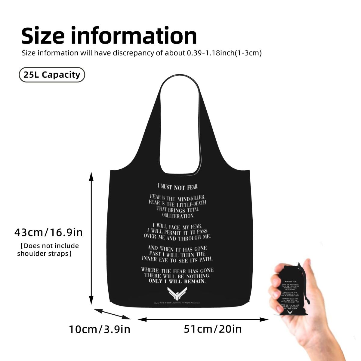 Litany Against Fear Dune 2020  - Women Bags Dune avis et prix