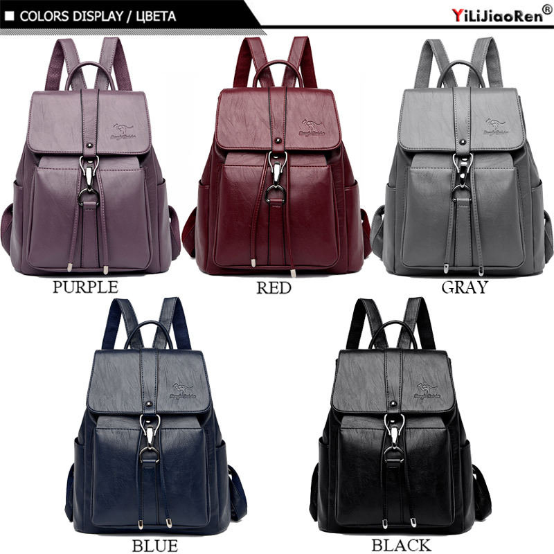 Sac à dos antivol en cuir de g - Women Bags Medium Size avis et prix