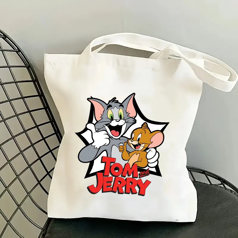Sac en toile mignon Tom et Jer - Women Bags Gift avis et prix